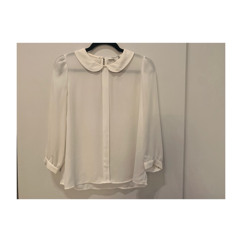 White Sheer Blouse